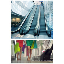 Einkaufszentrum große sichere öffentliche Outdoor-Indoor-Rolltreppe